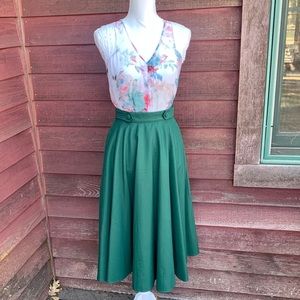 Watercolors Vintage Style Blouse